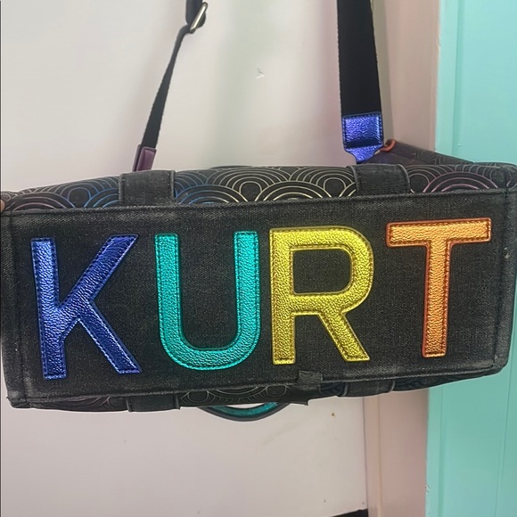 Kurt Geiger Black Structured Tote Bag with Double Handles - Picture 5 of 7